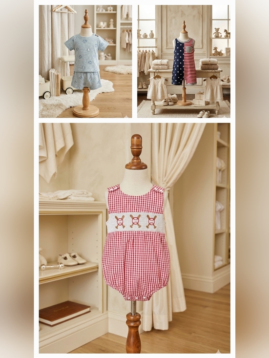 Mud Pie Other - All-American Bundle 🇺🇸⚾️ — 3 Outfits